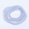 Electroplate Transparent Glass Beads Strands EGLA-A034-T1mm-W01-2