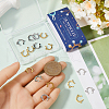 SUNNYCLUE 20Pcs 2 Colors Stainless Steel Links/Connectors STAS-SC0009-17-3