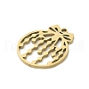 201 Stainless Steel Pendants STAS-I332-05G-2