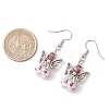 Angel Handmade Glass Seed Beads Dangle Earrings for Women EJEW-MZ00394-02-3