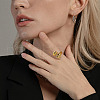 Brass Cuff Rings for Women WG946AA-01-2
