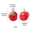 2Pcs Brass Enamel Charms KK-YW0001-93-3