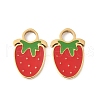 304 Stainless Steel Enamel Charms STAS-R168-02G-G-1