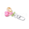 Acrylic Fruits & Shell Pendant Decorations HJEW-JM03300-5