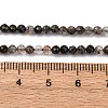Natural Black Rutilated Quartz Beads Strands G-RM250104-C3-4