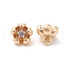 Brass & Cubic Zirconia Pendants KK-Q773-16G-02-1