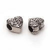 304 Stainless Steel European Beads STAS-I134-14AS-2