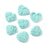 Handicraft Cotton Knitting Heart Ornament Accessories FIND-WH0116-44D-1