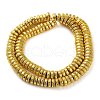 Electroplated Natural Lava Rock Beads Strands G-I360-A03-01-2