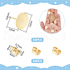 Unicraftale 50Pcs 304 Stainless Steel Stud Earring Findings STAS-UN0059-21A-5