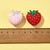 10Pcs 2 Colors Strawberry Food Grade Eco-Friendly Silicone Focal Beads SIL-FS0001-11-5