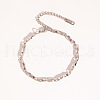 Stainless Steel Twist Link Chain Bracelets for Women VF6522-3-2
