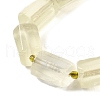Natural Lemon Quartz Beads Strands G-L552R-01-4