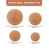 AHADERMAKER 4Pcs 4 Styles  Cork Massage Ball FIND-GA0004-34-2