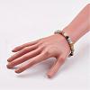 Natural Amazonite Stretch Bracelets BJEW-JB03067-05-3
