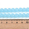 Imitation Jade Glass Beads Strands GLAA-T032-J8mm-04-4