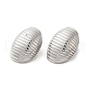 304 Stainless Steel Stud Earrings EJEW-Q796-03P-2