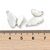 Brass Micro Pave Cubic Zirconia Pendants KK-U043-33G-01-3