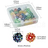 30Pcs 6 Colors Resin Rhinestone Beads RESI-FS0001-64-4