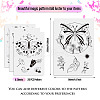 20 Patterns Non-woven Fabrics Water-soluble Embroidery Aid Drawing Sketch DIY-TAC0100-009-11