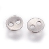Tarnish Resistant 316 Surgical Stainless Steel Buttons STAS-I118-14P-2