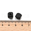 Spray Painted Wooden Beads WOOD-P021-01B-29-3
