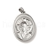Tibetan Style 304 Stainless Steel Pendants STAS-G275-09AS-2