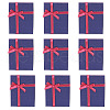 Rectangle Paper Jewelry Set Storage Boxes with Bowknot CON-TAC0014-04B-4
