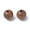 Wood Beads WOOD-I009-01B-07-3