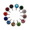 Faceted Glass Charms RGLA-CJ0001-03-1