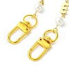 Brass & Shell Pearl Word LOVE Link Bag Extender Chains FIND-JF00149-01-4
