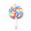 Handmade Polymer Clay Big Pendants CLAY-Q240-007L-1