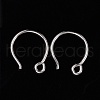 Rhodium Plated Sterling Silver Earring Hooks X-STER-N0001-028-4