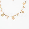 Aluminum Crystal Rhinestone Butterfly Tassel Necklaces for Women FS-WG607C8-01-2