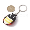 4Pcs 4 Styles Cartoon Bee PVC Plastic Keychain KEYC-JKC00663-3