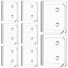 CREATCABIN 5 Sets Self Adhesive ABS Plastic Shower Curtain Clips DIY-CN0003-12-1