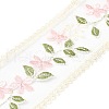 Gorgecraft 10 Yards Embroidery Polyester Lace Trim OCOR-GF0001-80D-1