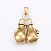 304 Stainless Steel Pendants STAS-O103-02AG-2