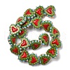 Handmade Lampwork Bumpy Beads Heart LAMP-V001-07E-2