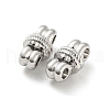 Rack Plating Alloy Knot Connector Charms PALLOY-Z022-03P-2