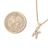 26Pcs Alloy Rhinestone Pendant Necklaces NJEW-JN05244-3