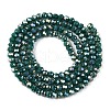 Electroplate Glass Beads Strands X-EGLA-A044-P2mm-B09-3