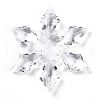 Transparent Acrylic Connector Charms TACR-T028-04A-1