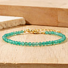 Natural Green Aventurine Beaded Bracelets for Women UZ0240-2