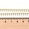 Brass Ball Chain Necklaces NJEW-M108-13G-3
