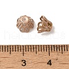 304 Stainless Steel Bead Caps STAS-P363-03A-RG-3