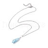 304 Stainless Steel Cable China Necklaces NJEW-JN04869-02-5
