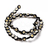 Handmade Millefiori Glass Flat Round Bead Strands X-LK-P011-20-3