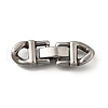 304 Stainless Steel Fold Over Clasps STAS-M119-05P-02-1