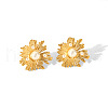Imitation Pearl Flower Irregular Vintage Stud Earring and Cuff Rings HQ5475-1-3